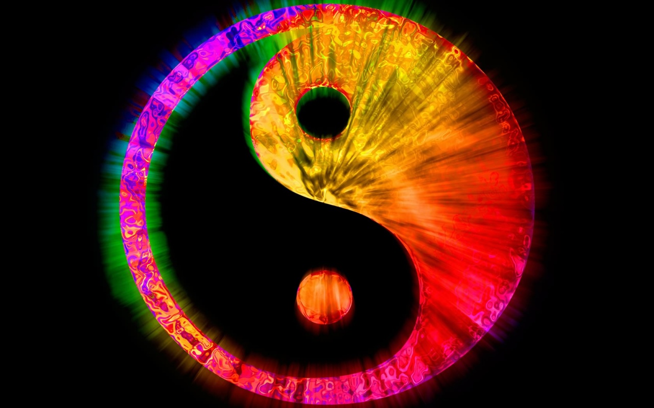 Yin Yang Symbol Colorful